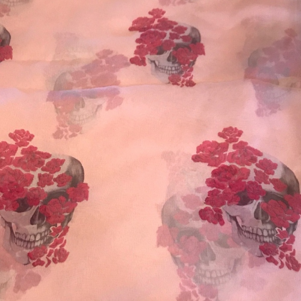 Alexander Mcqueen silk scarf 50 in x 50 in